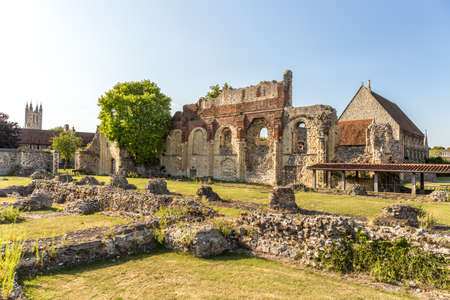 Canterbury view in summer, Kent, Englandの写真素材