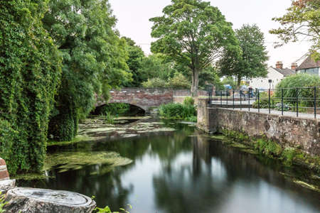 Canterbury view in summer, Kent, Englandの写真素材