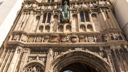 Canterbury view in summer, Kent, Englandの写真素材