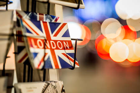 Postcard in Londonの写真素材