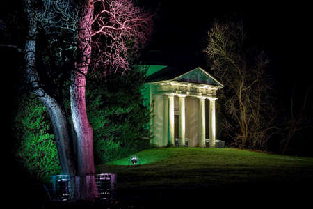 Kew Gardens in Christmas time, London, UKの写真素材