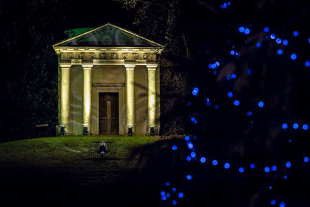 Kew Gardens in Christmas time, London, UKの写真素材