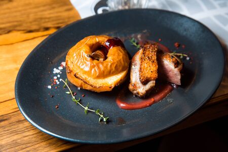 Grilled duck breast.の写真素材