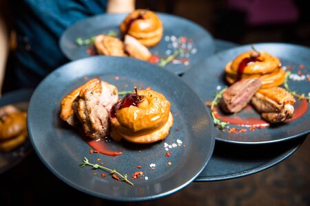 Grilled duck breast.の写真素材