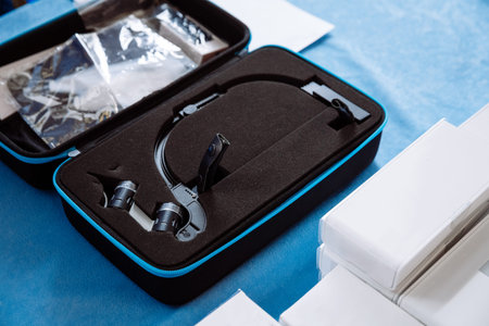 Professional tools for stomatology and maxillofacial surgery.の写真素材