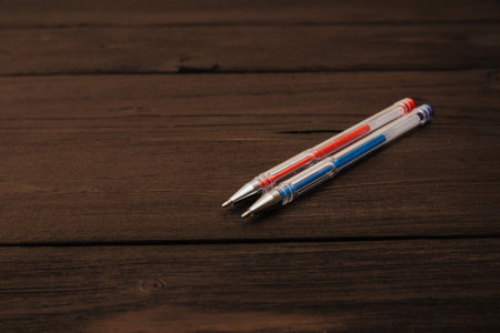 A set of gel pens.