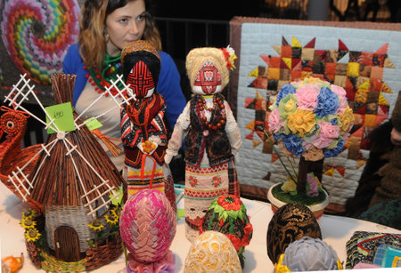 Souvenirs at the 26th Kiev International Women's Club Charity Fair on December 8, 2018のeditorial素材