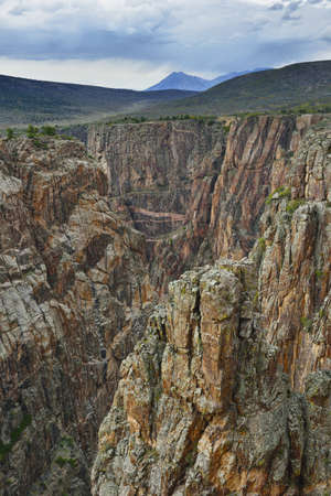 Black Canyon Of The Gunnison National Park in Colorado, USAの写真素材