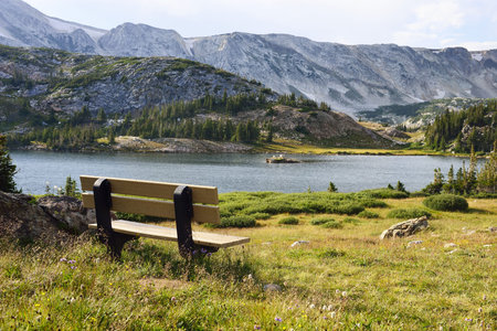 Medicine Bow Mountains in Wyoming during summer
