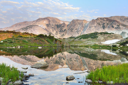 Medicine Bow Mountains in Wyoming during summer