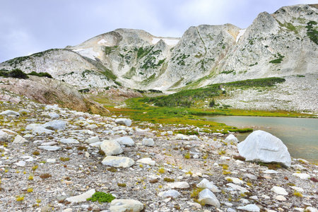 Medicine Bow Mountains in Wyoming during summer