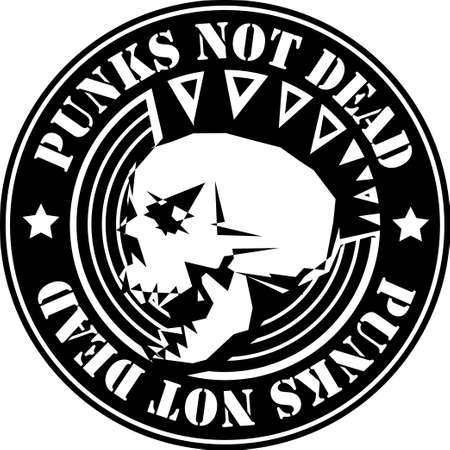 Punk Rock Logoのイラスト素材