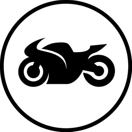 Motorcycle bike Vectorのイラスト素材