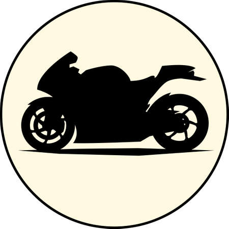 fast extreme sport bike vector eps10 illustration iconのイラスト素材