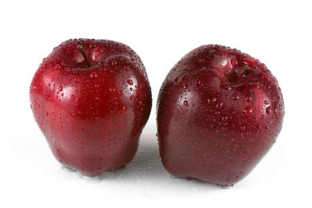 Two beautiful applesの写真素材