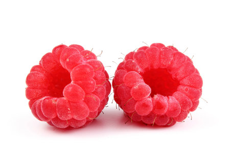 Two raspberries