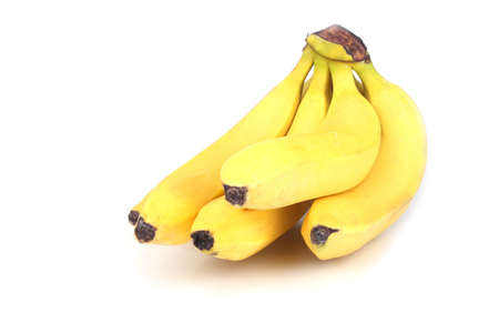 Bananas on whiteの写真素材