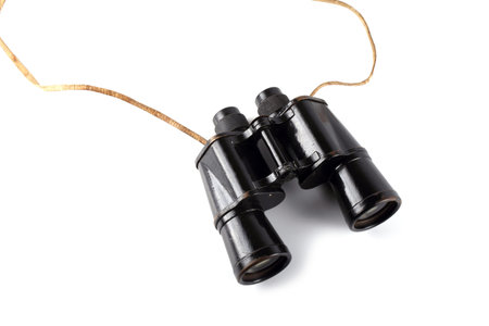 Old navy binocularsの写真素材