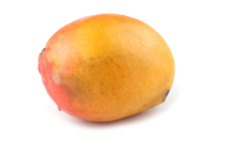 Mango isolated on whiteの写真素材