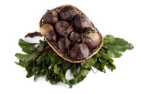 Beets and leaves