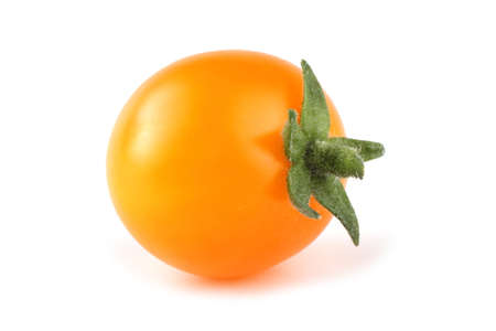 Cherry tomato on white backgroundの写真素材