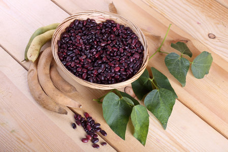 Kidney beans on table