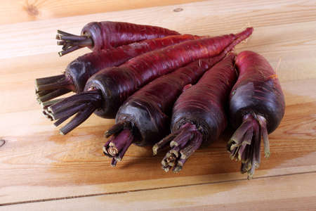 Red carrotsの写真素材