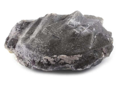 Fluorite isolated on white (CaF2)の写真素材