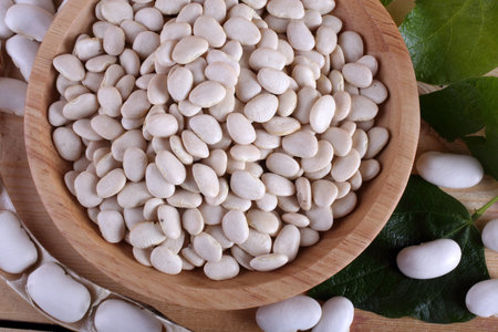 Kidney beans on table