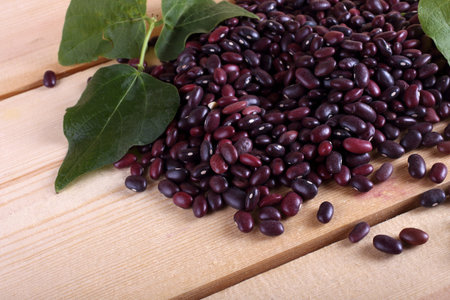 Kidney beans on table