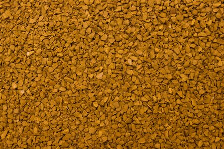 Dry instant coffee granules - brown texture, drinkの写真素材