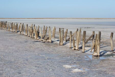 Place of production of food sea salt - great plantの写真素材