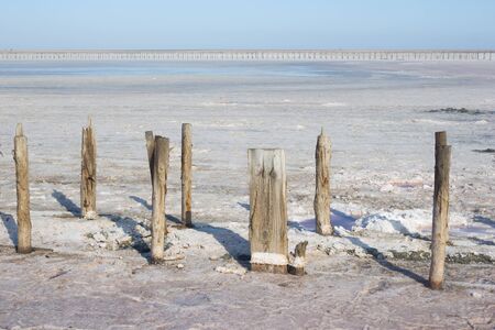 Place of production of food sea salt - great plantの写真素材