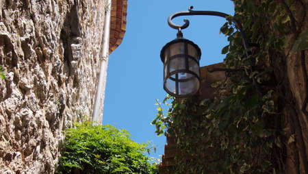 Beautiful elements of architecture and views of the city of Eze, Provence, Franceの写真素材