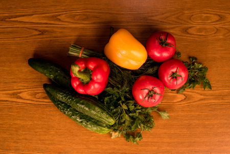 Local market fresh vegetable, garden produce, clean eating and dieting conceptの写真素材