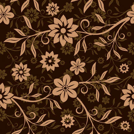 Seamless flower pattern  のイラスト素材