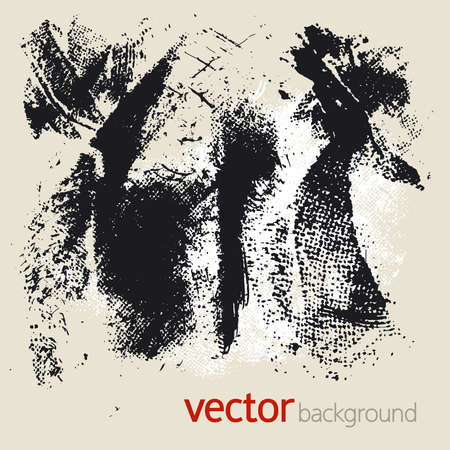 Set of vector grunge elementsのイラスト素材