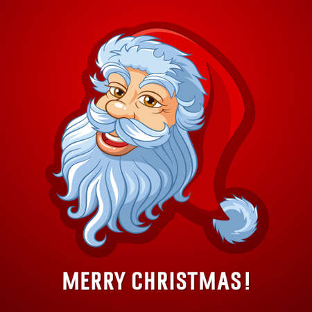 Merry Christmas card, vector illustrationのイラスト素材