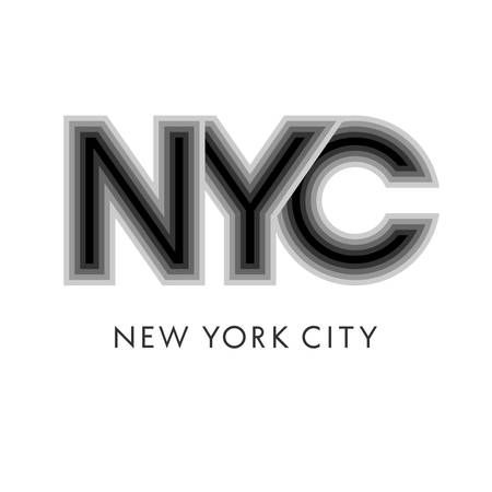 New York vintage typography. NYC lettering. T-shirt graphics. Vectors. Tee graphicsのイラスト素材