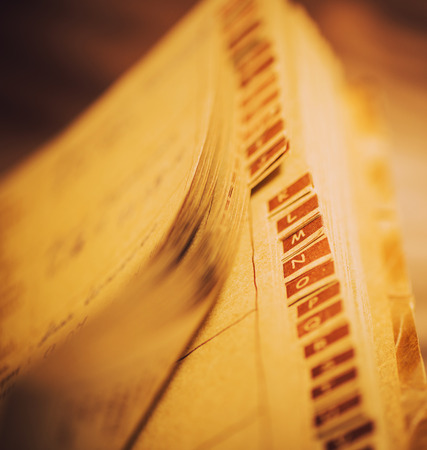 notebook pages with lettersの写真素材