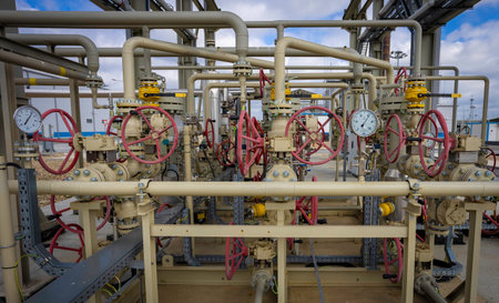 Natural gas high pressure equipment with intrumentation