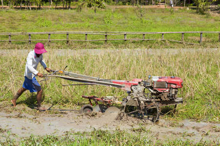Cambodian farmerの写真素材