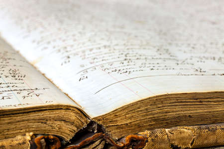 Old pharmacy bookの写真素材