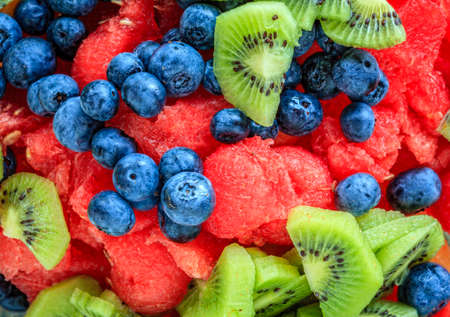 Mixed fruit saladの写真素材