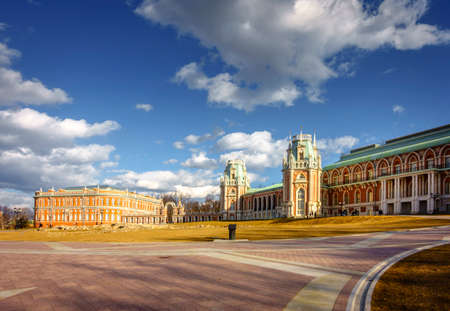 Restored Tsaritsyno Palace in Moscow originally built for Catherine The Greatのeditorial素材