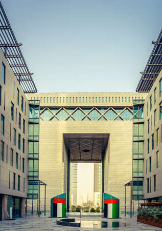 The Gate Building in Dubai International Financial Centerのeditorial素材
