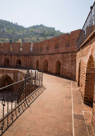 Alanya, Turkey - Middle East, Side View, Taurus, ottomaans, Red Towerの写真素材