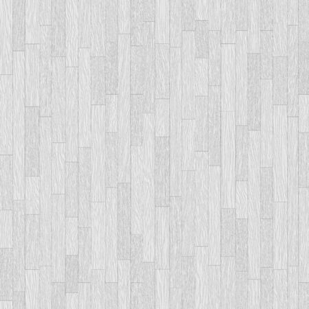 White wooden parquet seamless texture - colorless abstract white wood seamles background for various design artworks, illustrations and graphic, 3d illustration.の写真素材