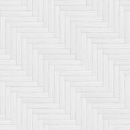 White wooden parquet seamless texture - colorless abstract white wood seamless background for various design artworks, illustrations and graphic, 3d illustration.の写真素材