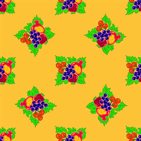 Floral ornament seamless hand-draw to victor patternのイラスト素材